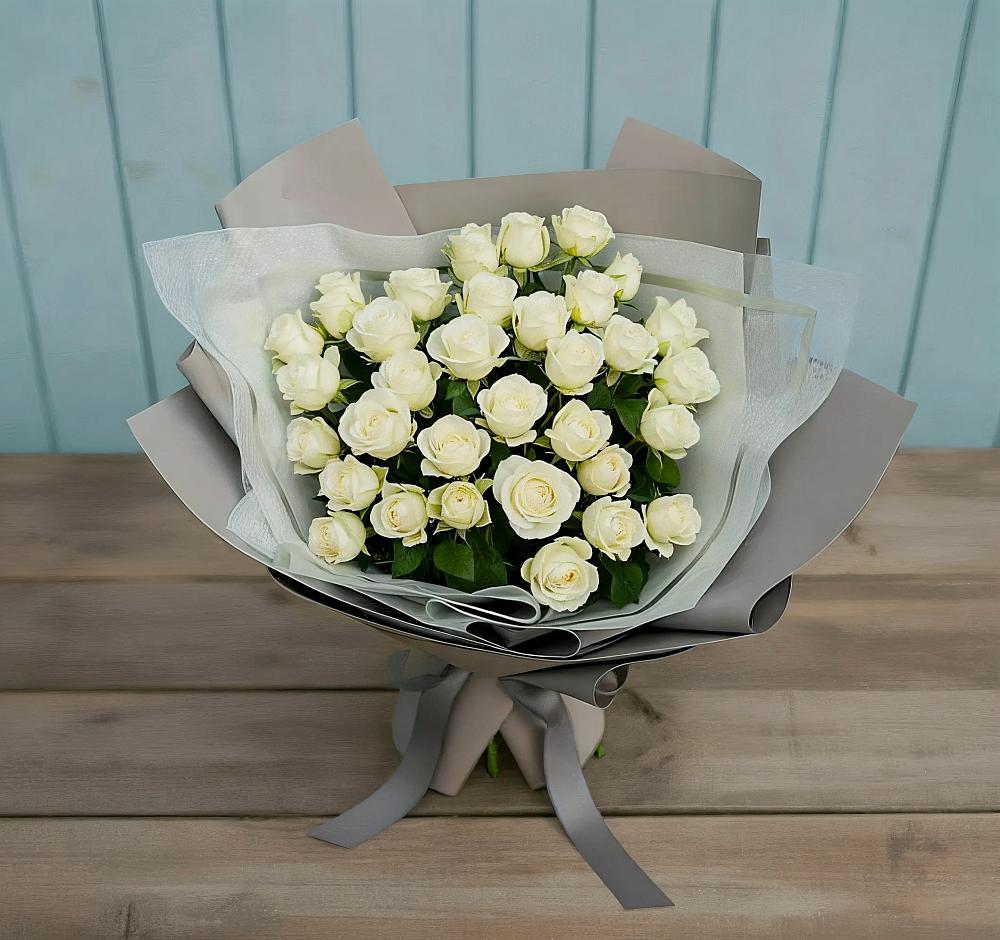 Букет Белоснежная нежность в Горном Ставропольского края