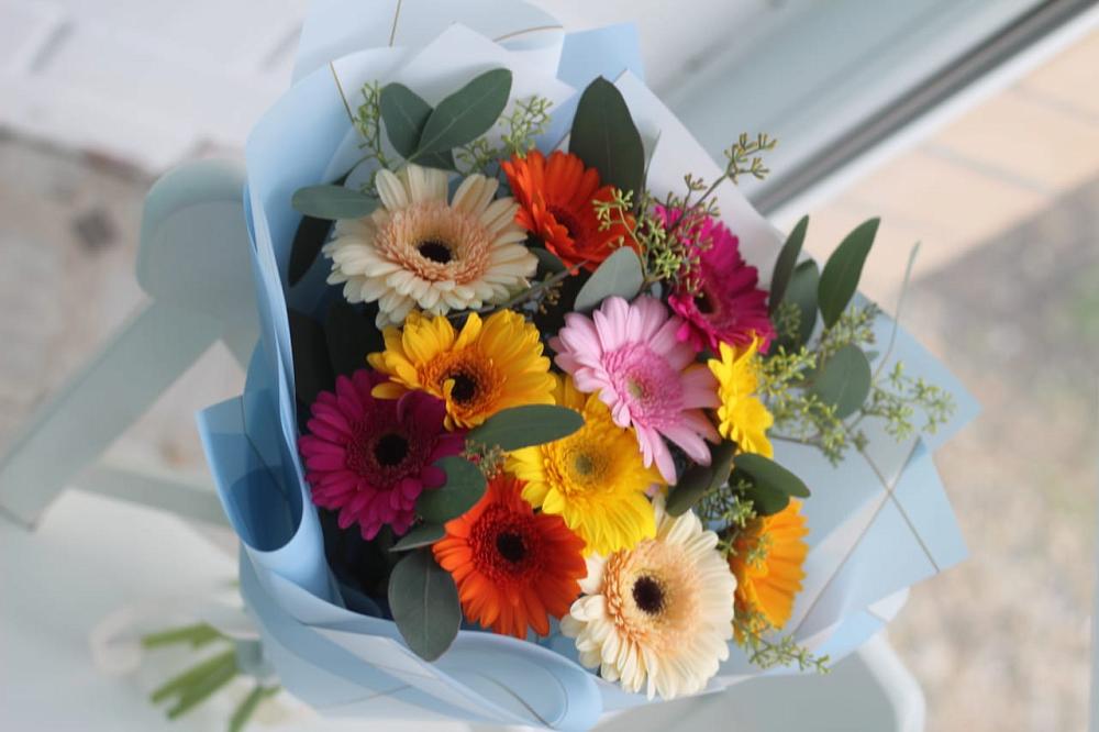 Букет цветов из: Герберы в Горном Ставропольского края