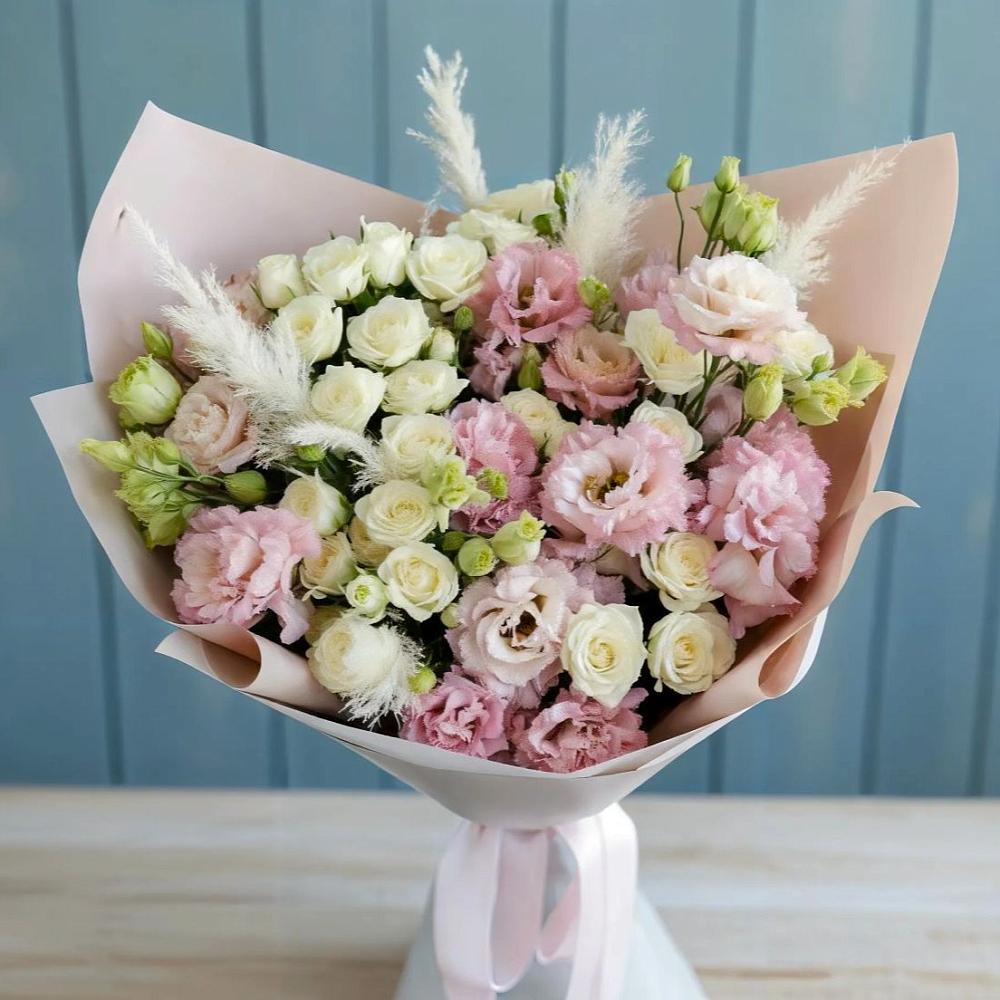 Букет цветов из: Альстромерии и Розы в Горном Ставропольского края