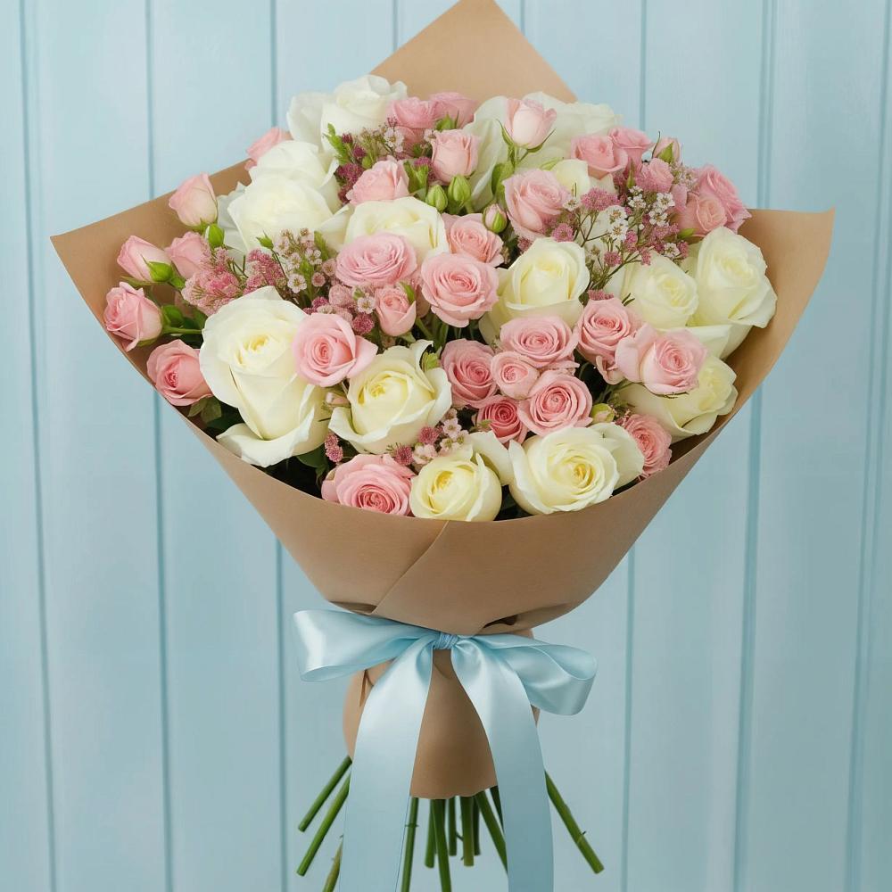 Букет цветов из: Розы в Горном Ставропольского края