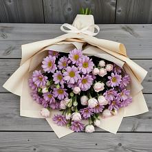 Букет цветов из:  Розы и Хризантемы в Горном Ставропольского края