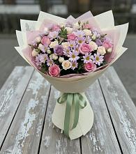 Букет цветов из:  Розы и Хризантемы в Горном Ставропольского края