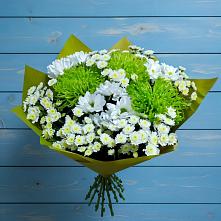 Букет цветов из:  Хризантемы #REPLACE_PRED# Горном Ставропольского края