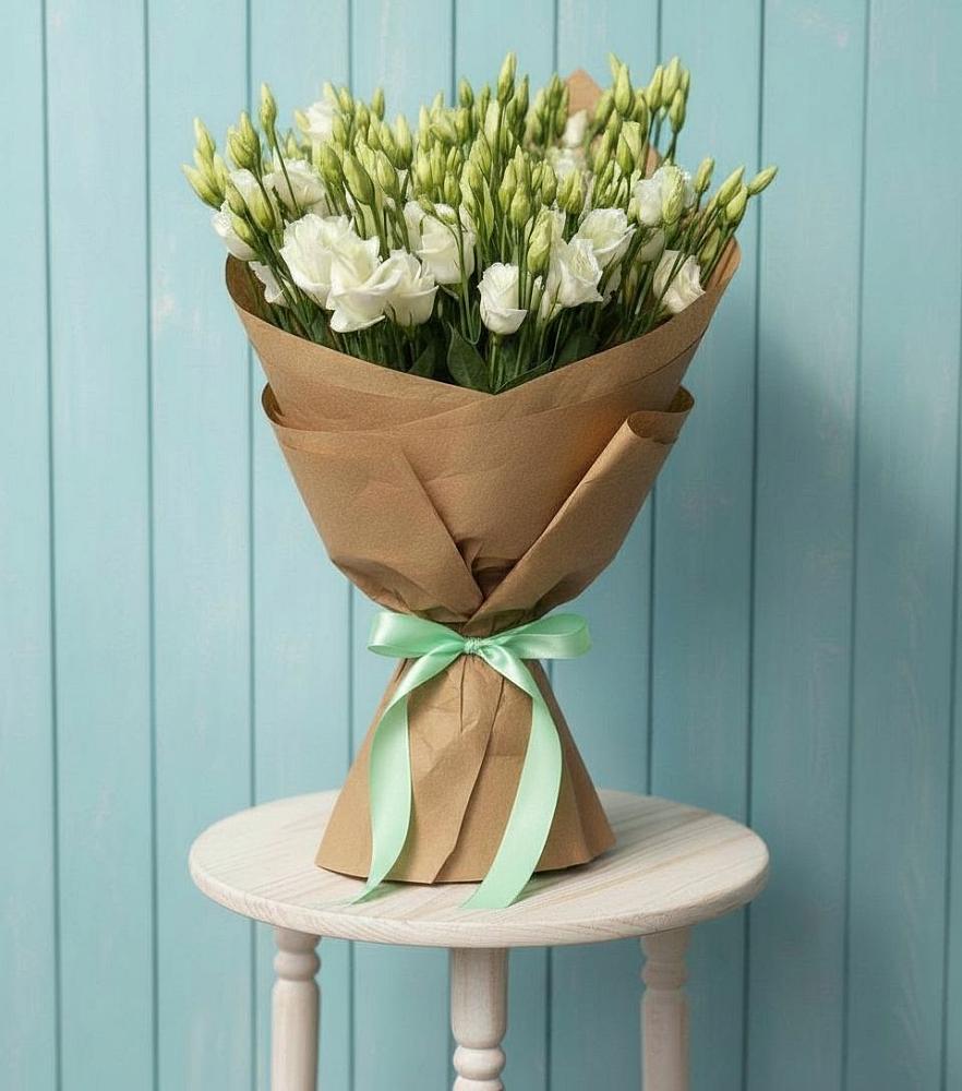 Букет цветов из: Лизиантусы в Горном Ставропольского края