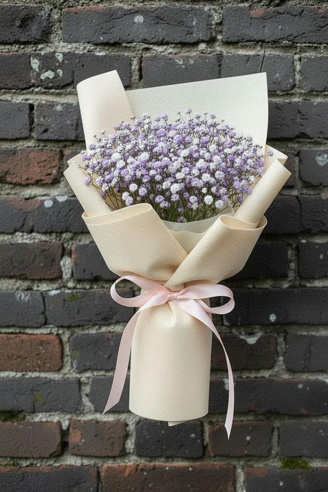 Букет цветов из: Гипсофила в Горном Ставропольского края