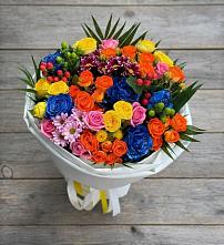Букет цветов из:  Розы и Хризантемы в Горном Ставропольского края