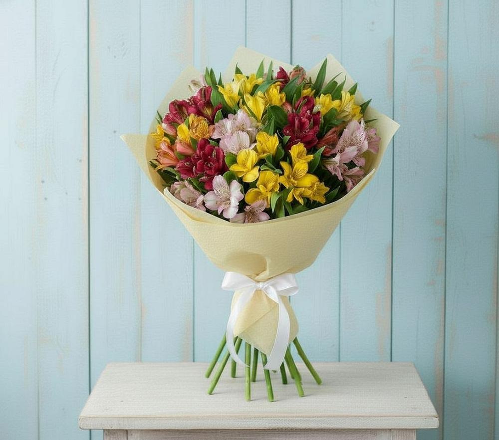 Букет цветов из: Альстромерии в Горном Ставропольского края