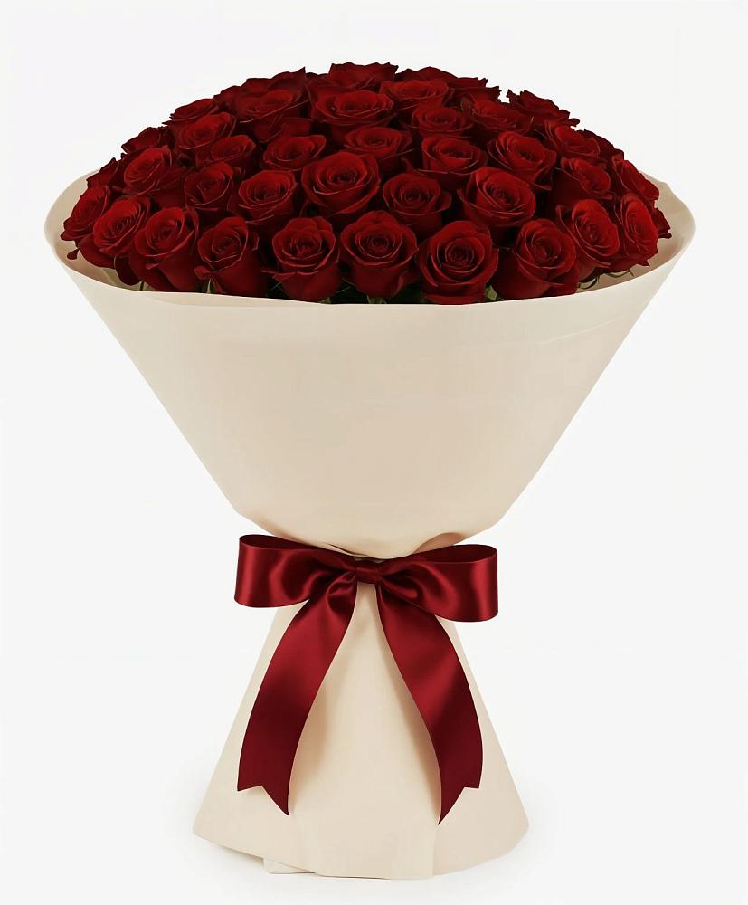 Букет 101 Бордовая роза Блэк Бакарра в Горном Ставропольского края