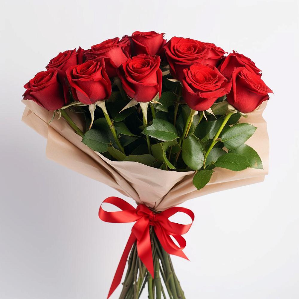 Букет 11 Красных роз Эдлесс Лав в Горном Ставропольского края